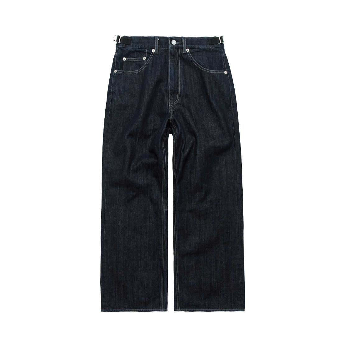 Polyteru - Gosima Denim Pants 1 (Wash Indigo) product image 1 | TRAB K-Fashion Australia