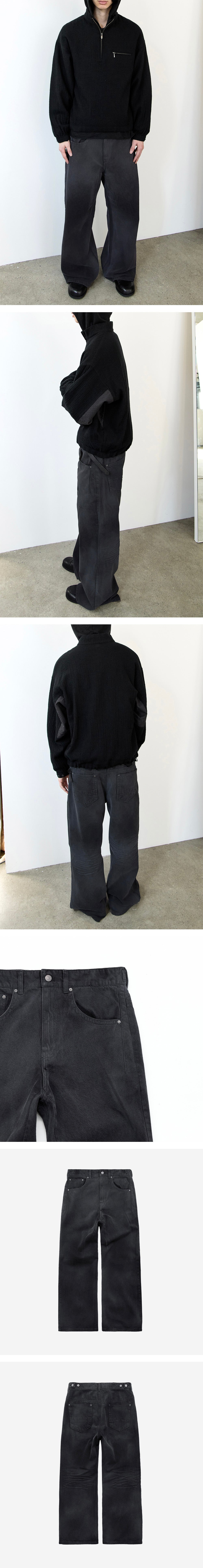 Polyteru - Loosed Coated Jean (Blue Charcoal) product image 3 | TRAB K-Fashion Australia