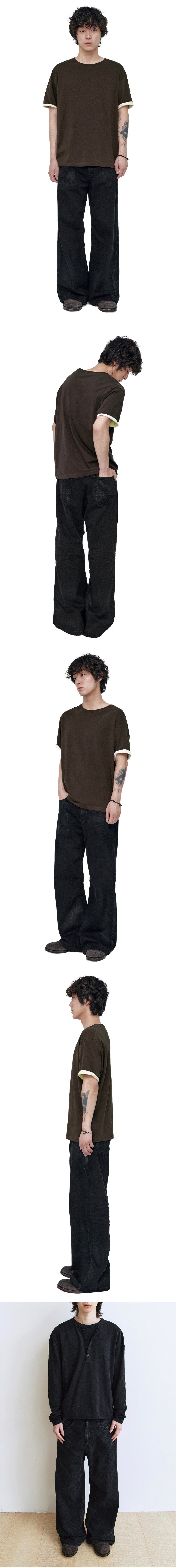 Polyteru - Loosed Coated Jeans (Coated Black) product image 3 | TRAB K-Fashion Australia