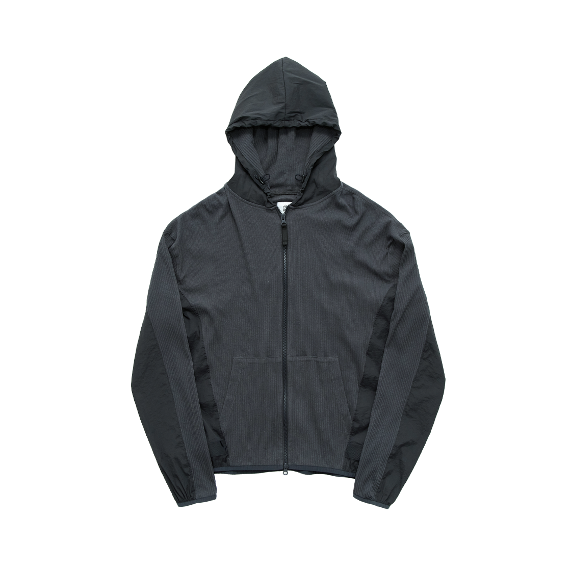 Polyteru - A.F. Block Zip Hoodie (Blue) product image 1 | TRAB K-Fashion Australia