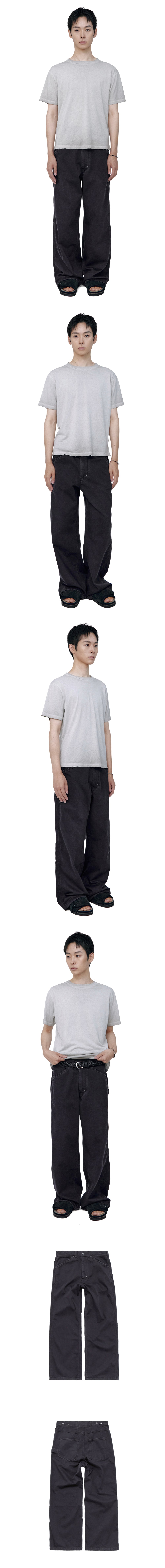 Polyteru - Sulfur Dyed French Work Pants (Purple Black) product image 3 | TRAB K-Fashion Australia