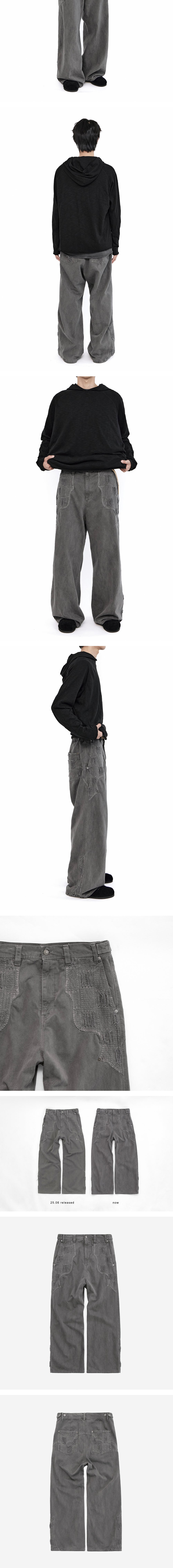 Polyteru - 1011 Western Boro Pants (Gray) product image 4 | TRAB K-Fashion Australia