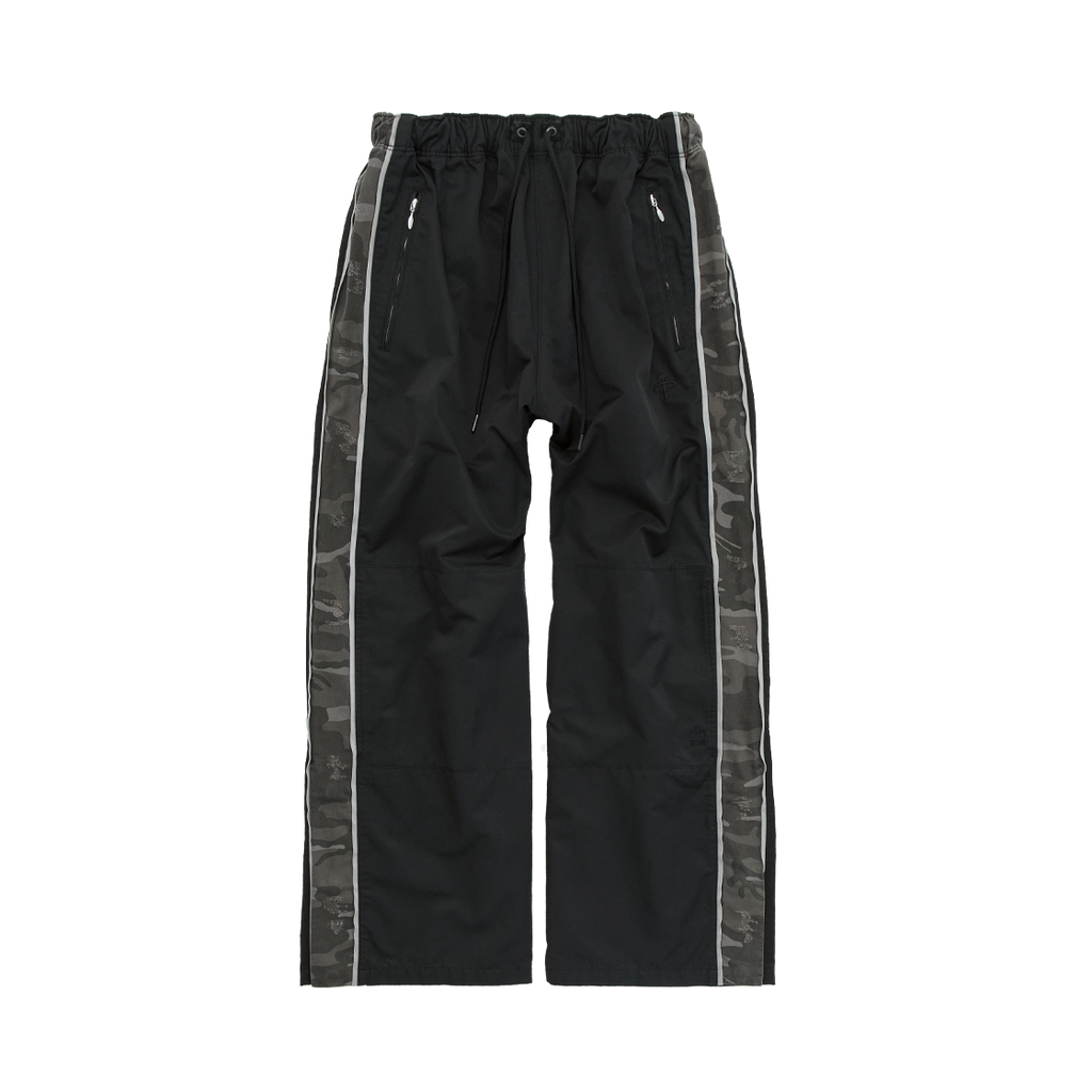 Polyteru - 1011 Nylon Track Pants Side (Camou Black) product image 2 | TRAB K-Fashion Australia