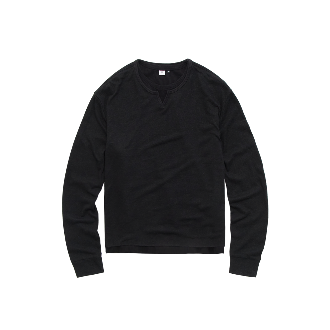 Polyteru - Root Neck Cropped Long Sleeves (Black) product image 1 | TRAB K-Fashion Australia