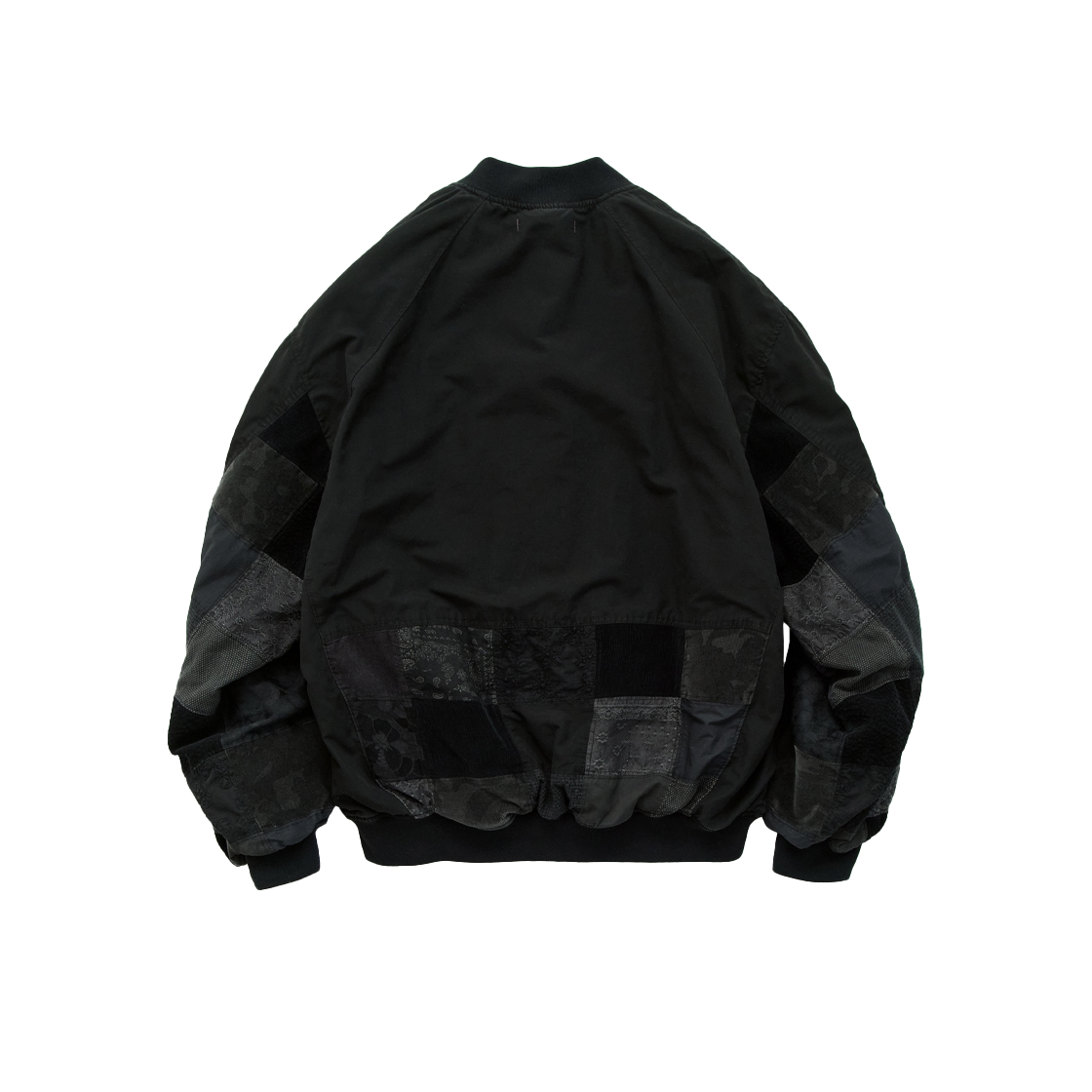 Polyteru - 1011 Reversible Patched MA-1 (Washed Black) product image 2 | TRAB K-Fashion Australia