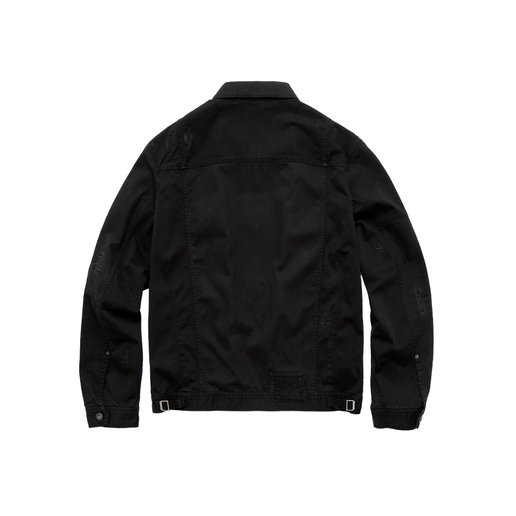 Polyteru - Damaged Sashiko Trucker OG (Ver. Black) product image 2 | TRAB K-Fashion Australia