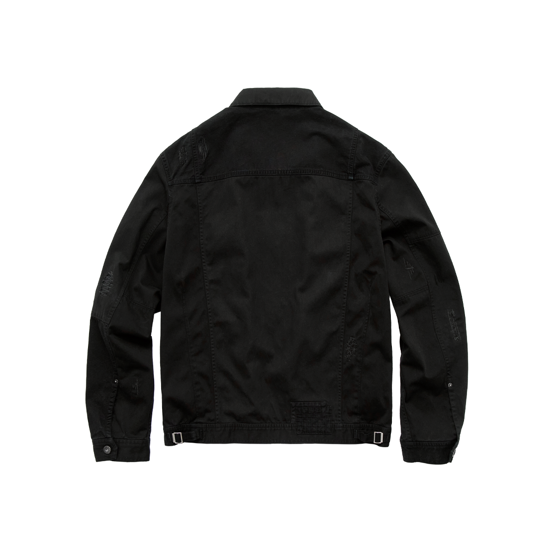 Polyteru - Damaged Sashiko Trucker OG (Ver. Black) product image 2 | TRAB K-Fashion Australia