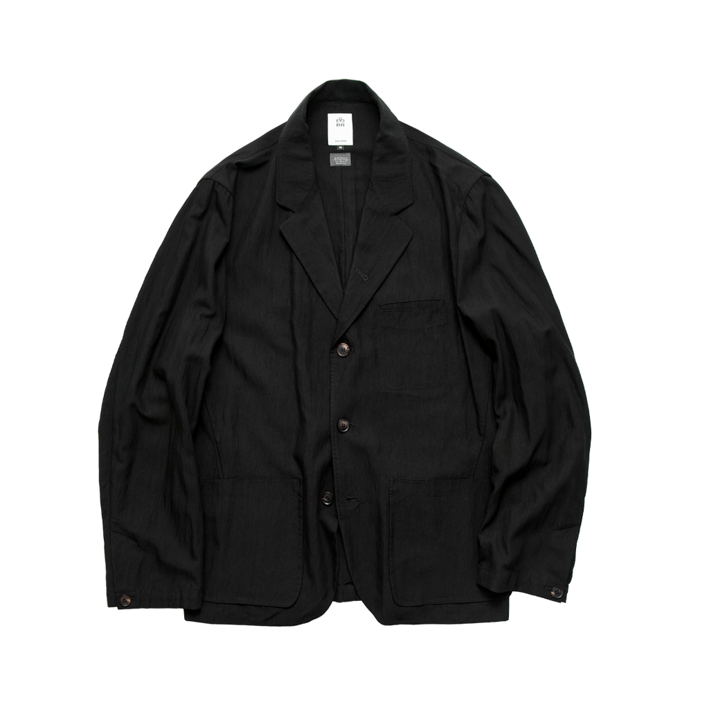 Polyteru - 3 Button Blazer Jacket (Black) product image 1 | TRAB K-Fashion Australia