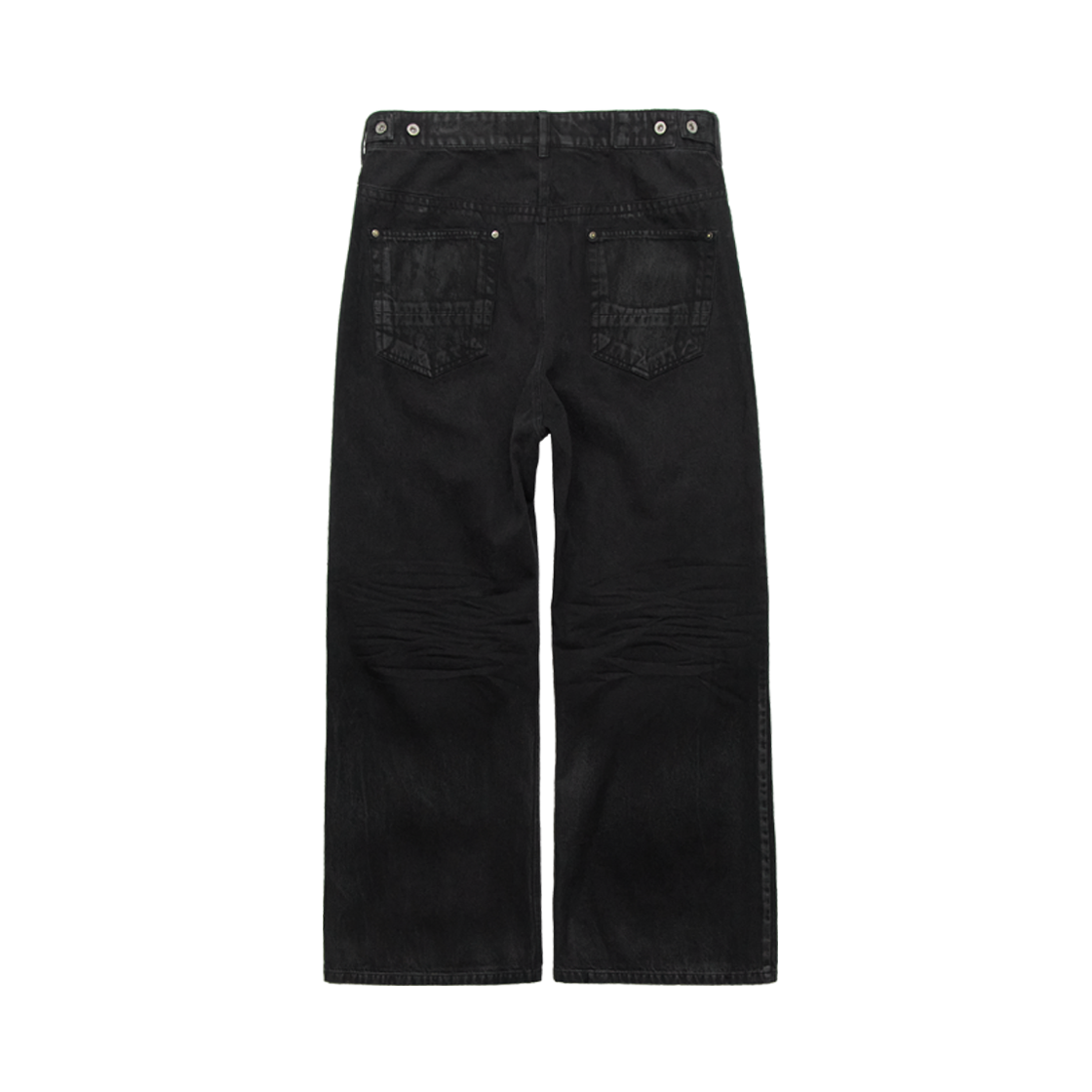 Polyteru - Loosed Coated Jeans (Coated Black) product image 2 | TRAB K-Fashion Australia