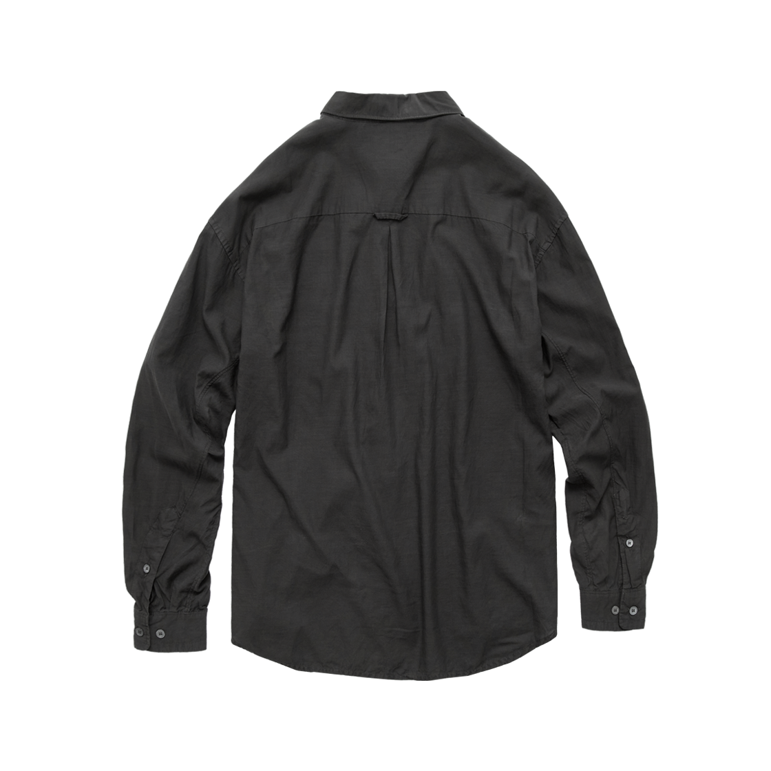 Polyteru - Tenco Loosed Shirt 2.0 (Dyed Charcoal) product image 2 | TRAB K-Fashion Australia