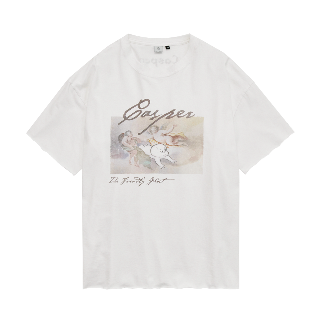Polyteru - x Casper 1/2 Sleeves 'History' Raw Cut (Used White) product image 1 | TRAB K-Fashion Australia