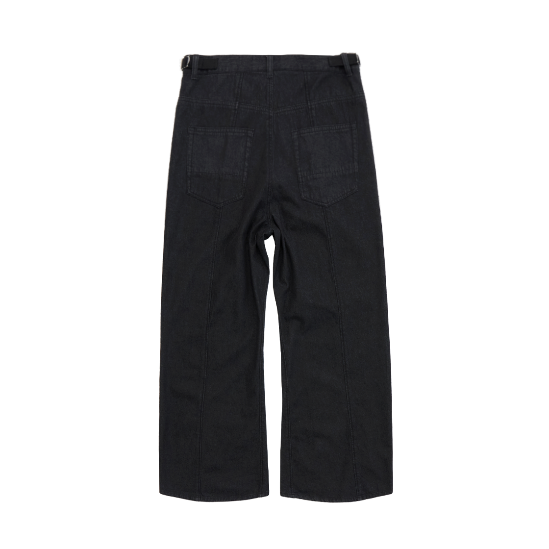 Polyteru - Curved Denim Pants (Black) product image 2 | TRAB K-Fashion Australia