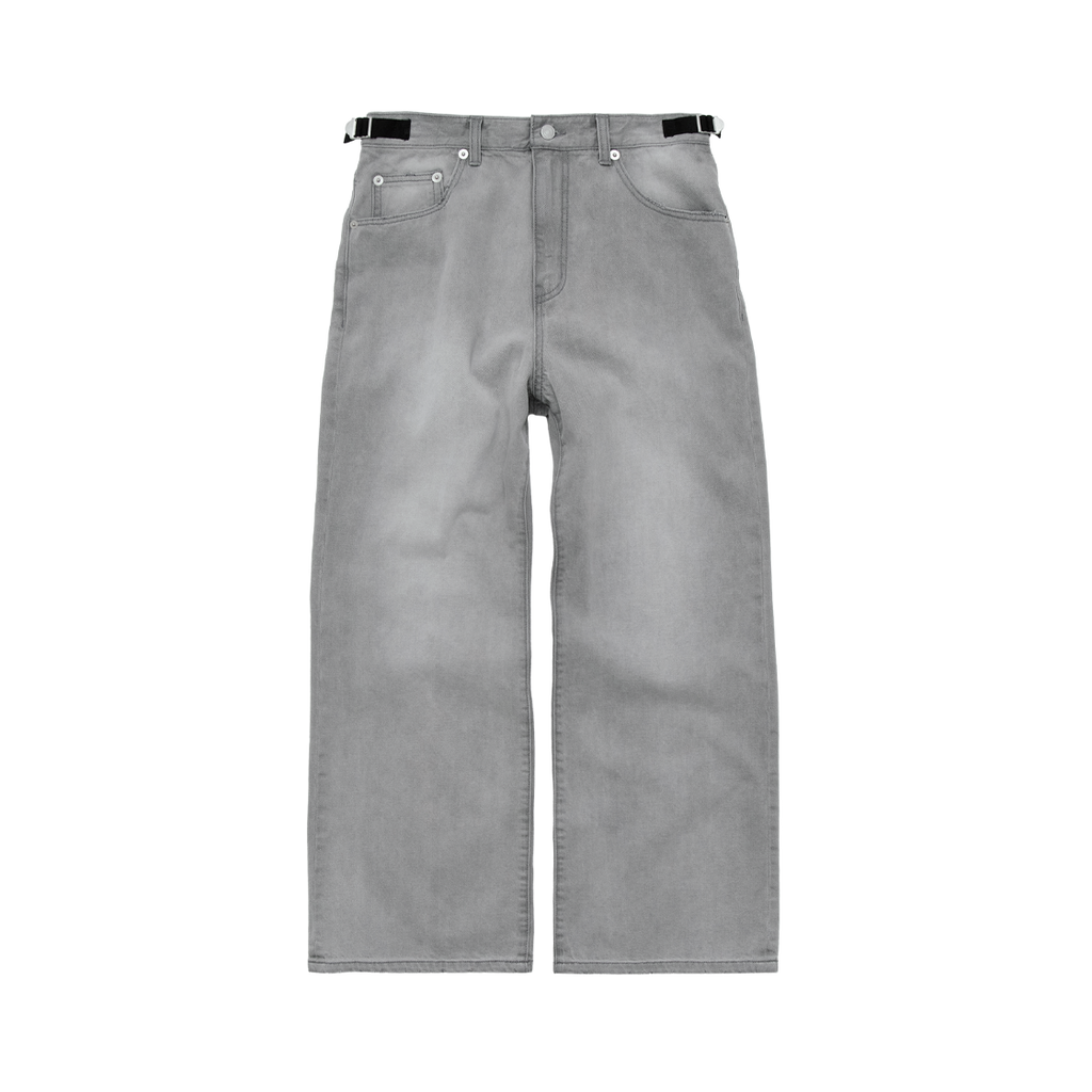 Polyteru - Gosima Denim Pants (Washed Gray) product image 1 | TRAB K-Fashion Australia