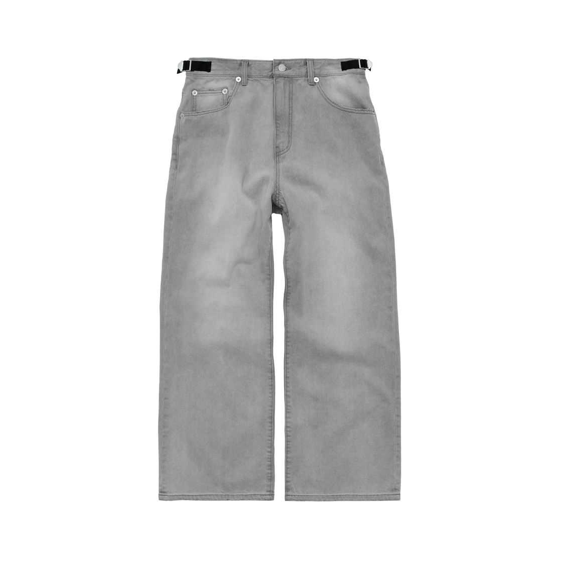 Polyteru - Gosima Denim Pants (Washed Gray) product image 1 | TRAB K-Fashion Australia