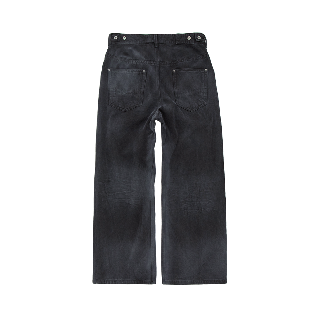 Polyteru - Loosed Coated Jean (Blue Charcoal) product image 2 | TRAB K-Fashion Australia