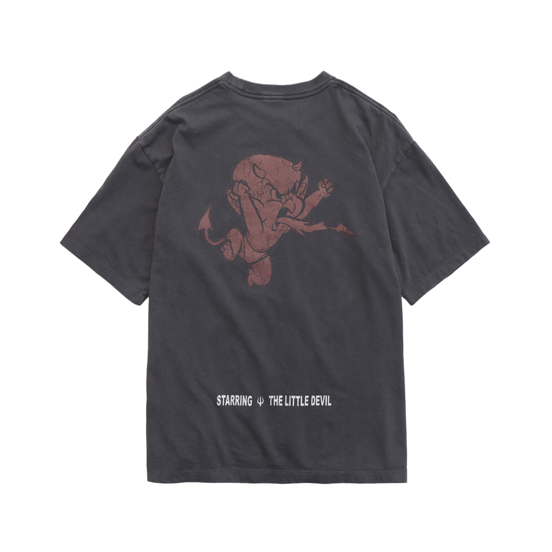 Polyteru - x Hot Stuff 1/2 Sleeves Lettering (Purple Gray) product image 2 | TRAB K-Fashion Australia
