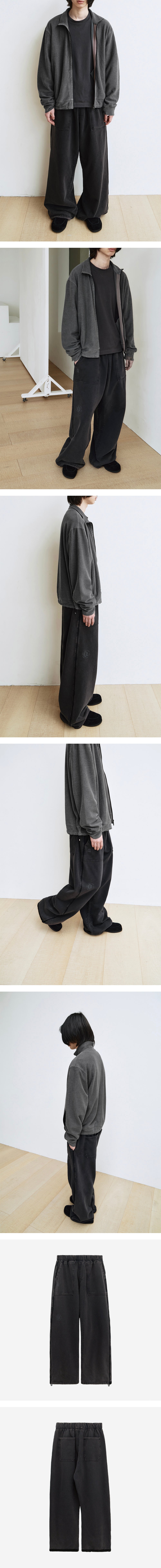 Polyteru - 1011 Fatigue Sweat Pants 1.2v Hard (Washed Navy) product image 3 | TRAB K-Fashion Australia