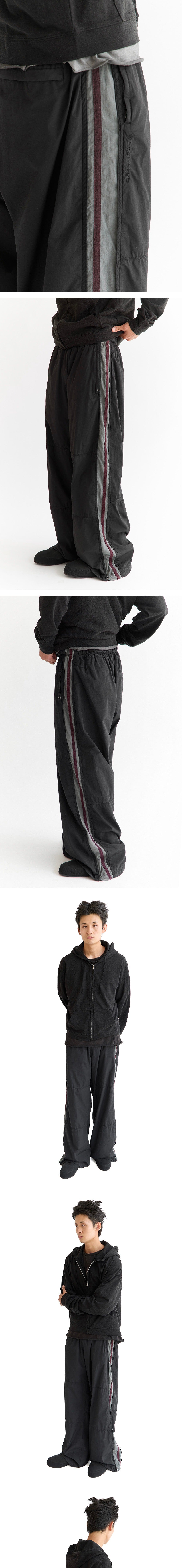 Polyteru - Old School Track Pants (Black/Sage) product image 5 | TRAB K-Fashion Australia