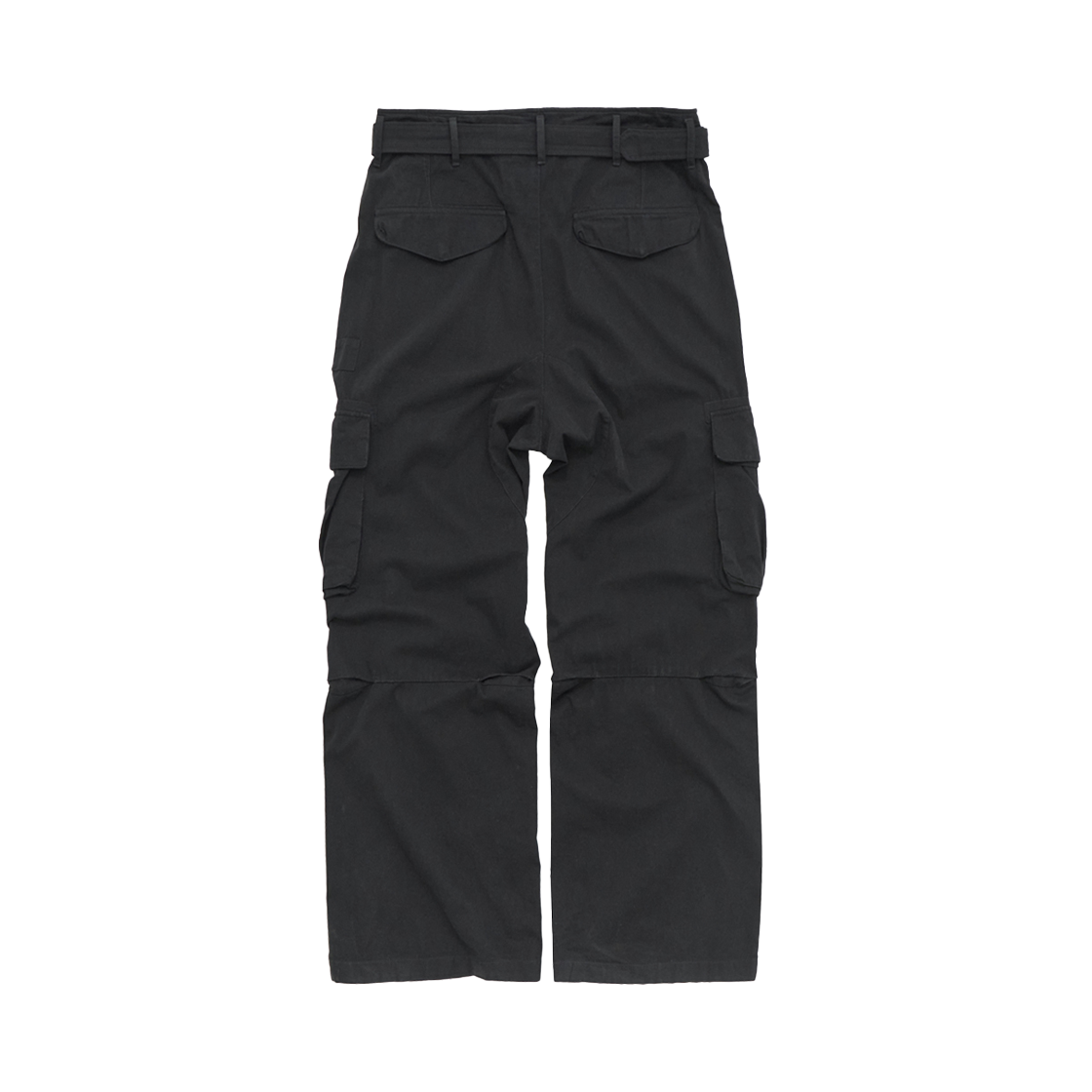 Polyteru - Belted Cargo Pants (1.2v Black) product image 2 | TRAB K-Fashion Australia