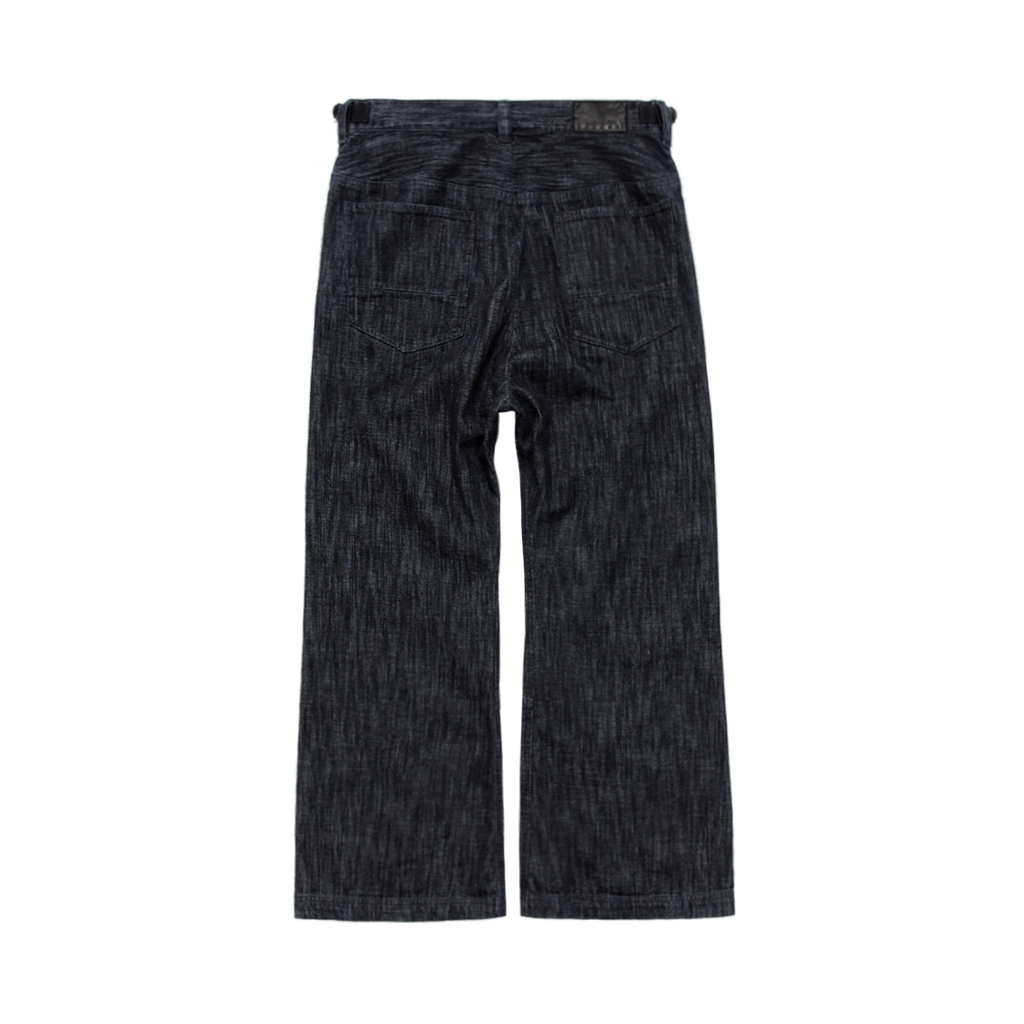 Polyteru - Flare Cargo Denim (Slub Indigo) product image 2 | TRAB K-Fashion Australia