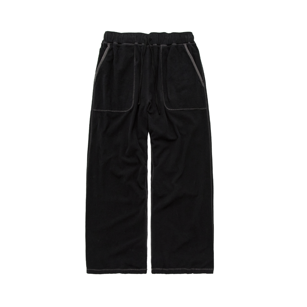 Polyteru - Cover Stitch Sweat Pants (Black) product image 1 | TRAB K-Fashion Australia