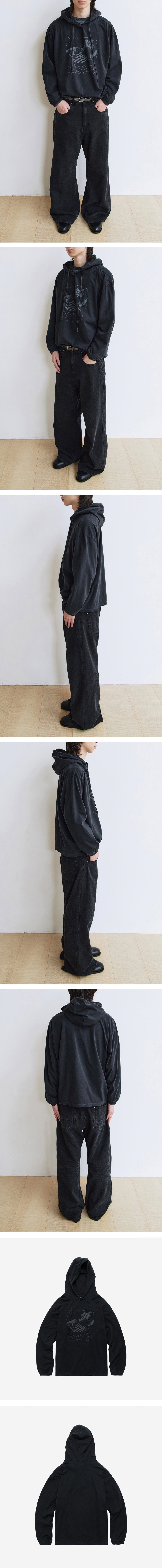 Polyteru - Graphic Hooded Long Sleeves (Holy Ink) product image 3 | TRAB K-Fashion Australia