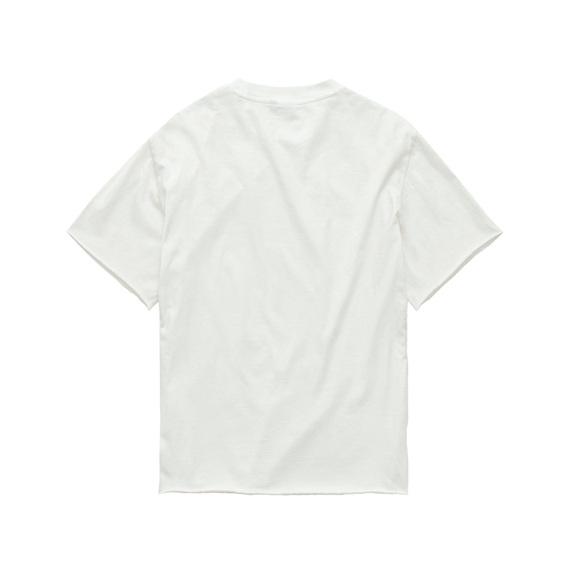 Polyteru - 1/2 Graphic T-Shirt 'Madly' Raw Cut (Washed White) product image 2 | TRAB K-Fashion Australia