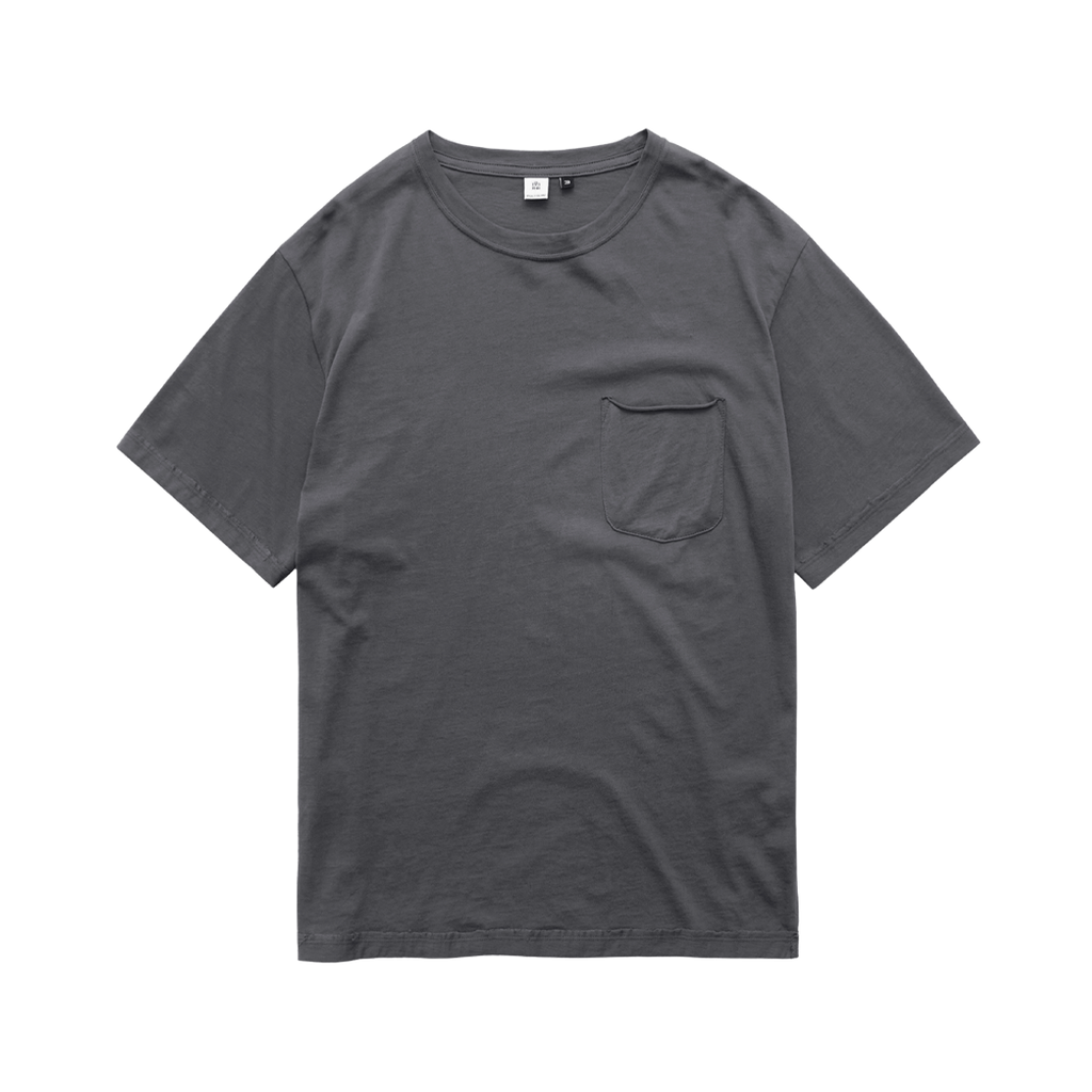 Polyteru - Raw Cut Pocket (T-Shirt Charcoal) product image 1 | TRAB K-Fashion Australia