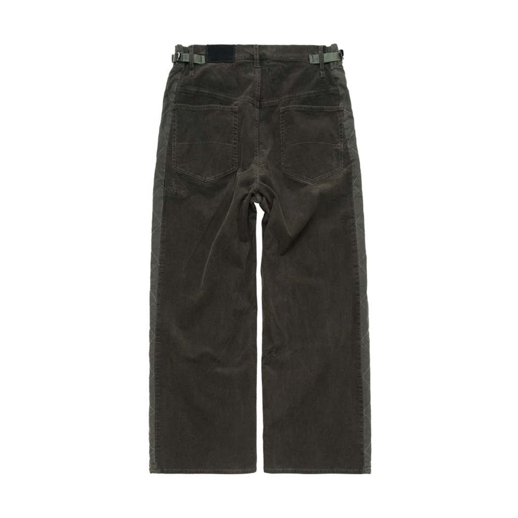 Polyteru - Rebuild Corduroy Gosima Pants (Olive Charcoal) product image 2 | TRAB K-Fashion Australia