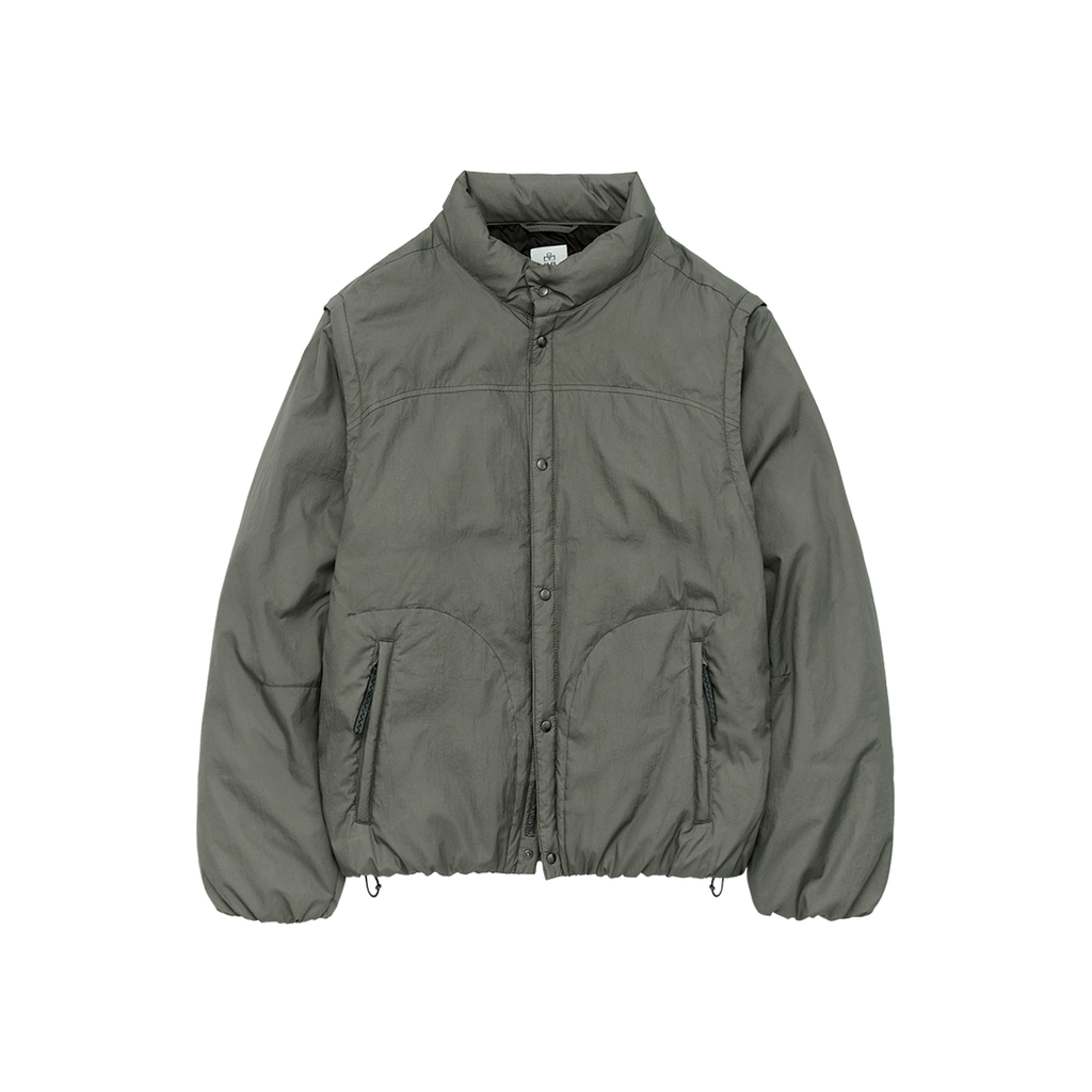 Polyteru - Modular Snap Puff Jacket (Sage) product image 1 | TRAB K-Fashion Australia