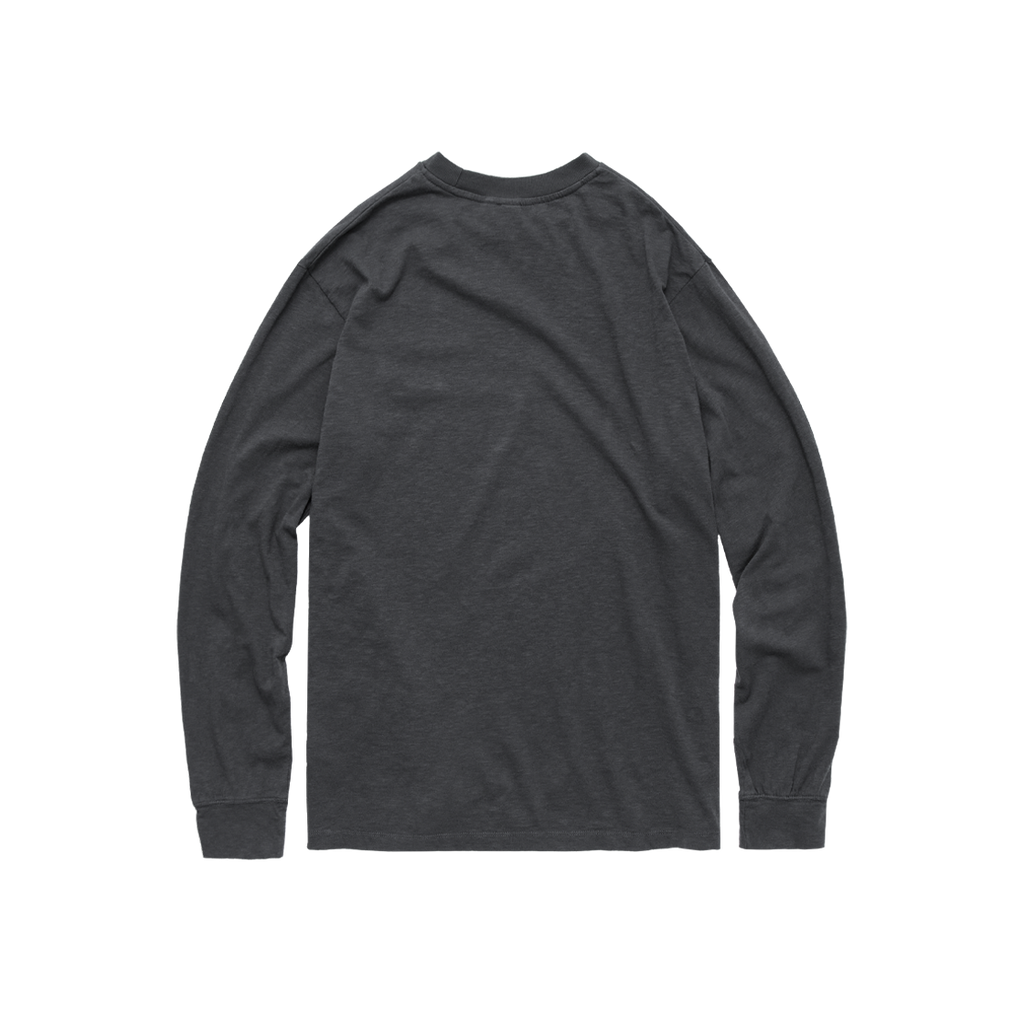 Polyteru - Textured Long Sleeves (Slub Charcoal) product image 2 | TRAB K-Fashion Australia
