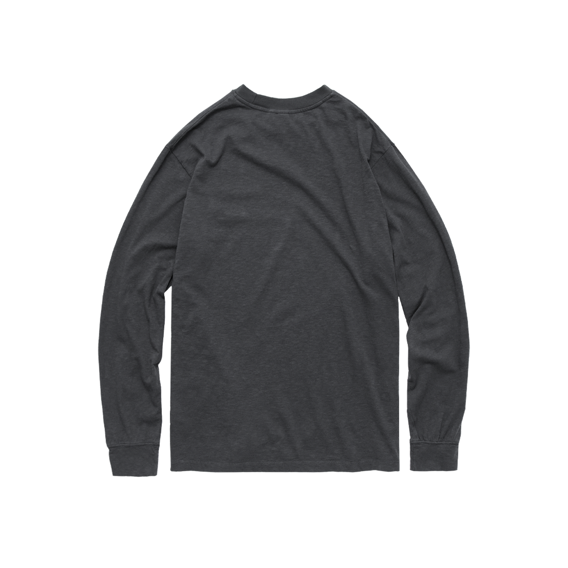 Polyteru - Textured Long Sleeves (Slub Charcoal) product image 2 | TRAB K-Fashion Australia