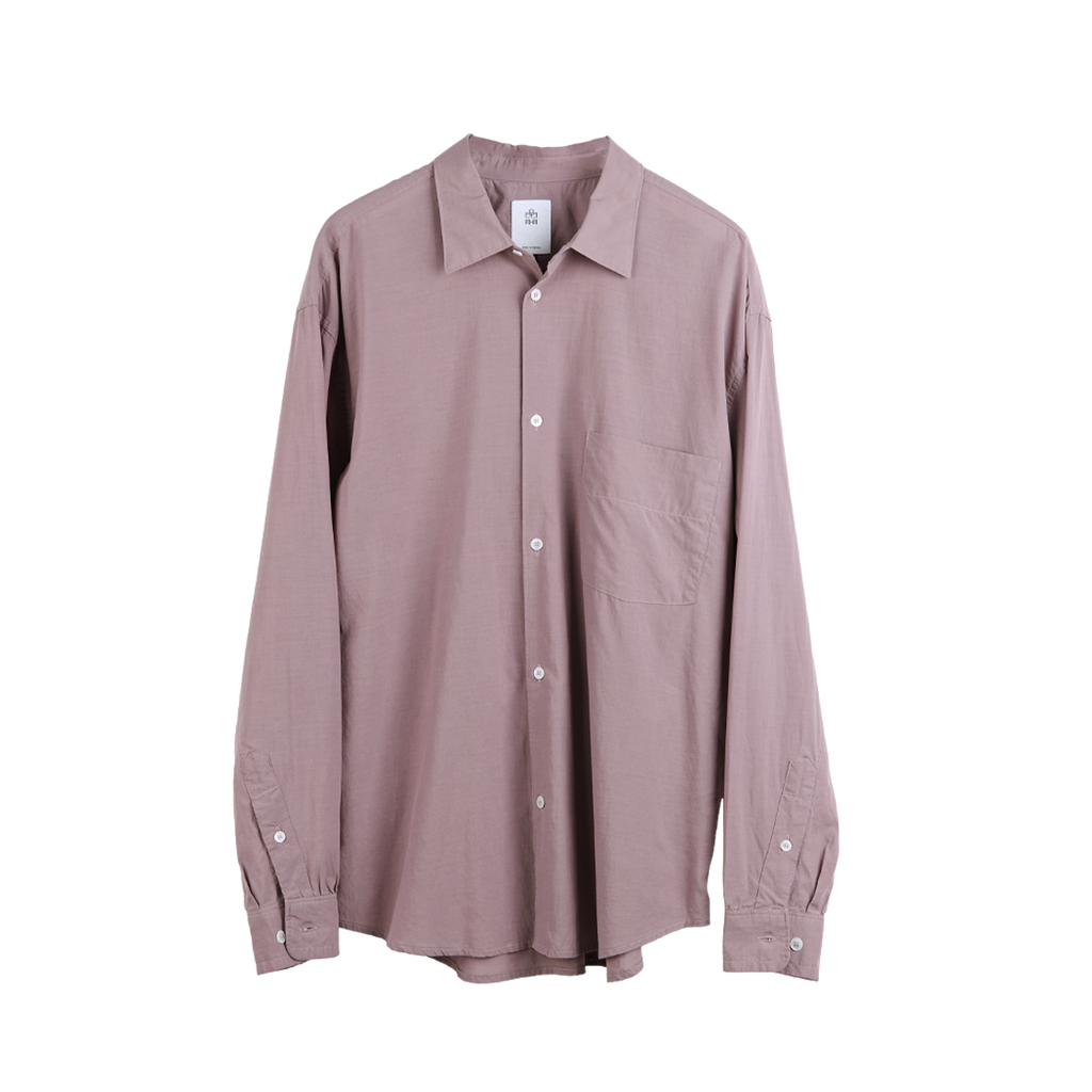 Polyteru - Tenco Loosed Shirts 2.0 Dyed (Dark Pink) product image 1 | TRAB K-Fashion Australia