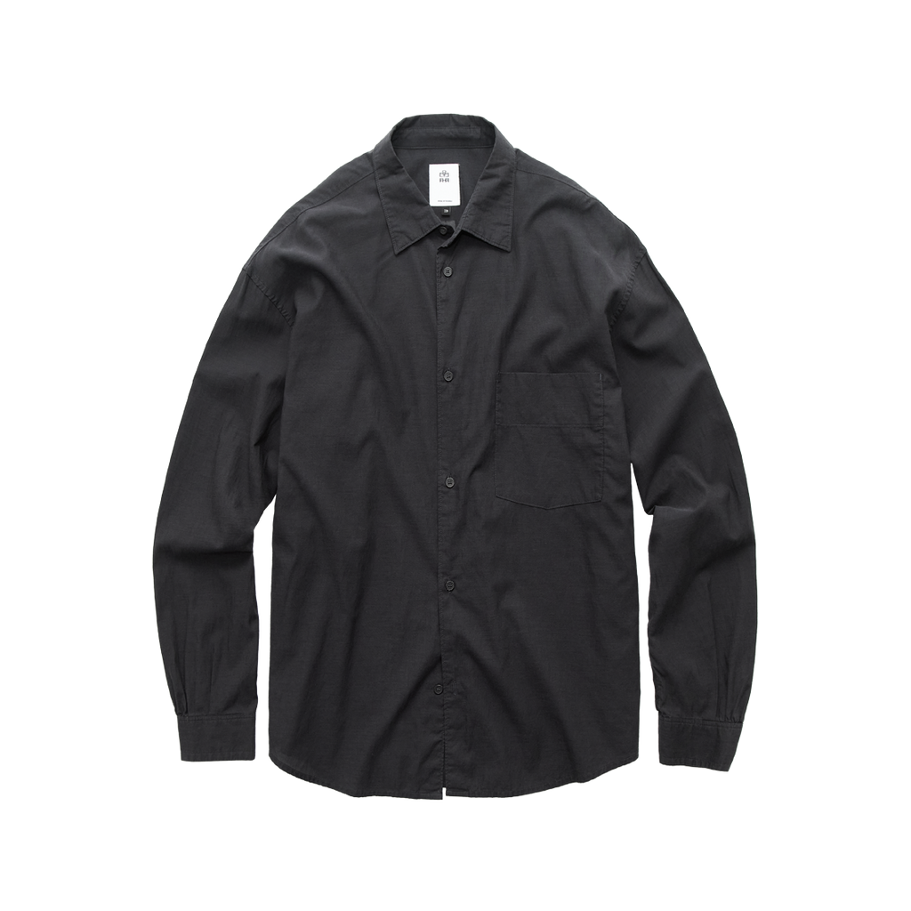 Polyteru - Tenco Loosed Shirt 2.0 (Dark Navy) product image 1 | TRAB K-Fashion Australia
