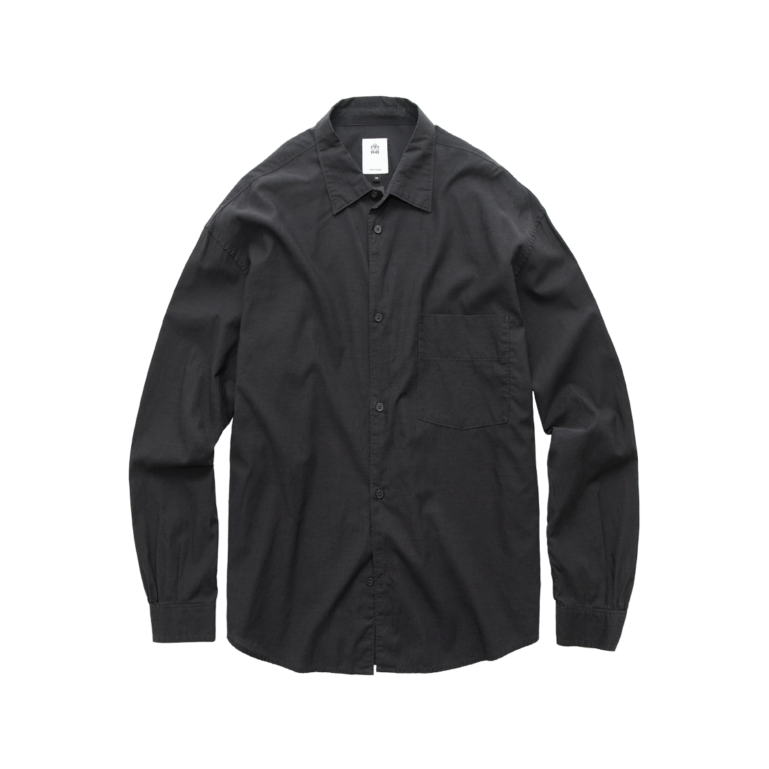 Polyteru - Tenco Loosed Shirt 2.0 (Dark Navy) product image 1 | TRAB K-Fashion Australia