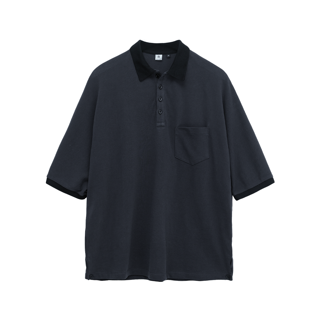 Polyteru - Loosed PK Tee (Charcoal Navy) product image 1 | TRAB K-Fashion Australia