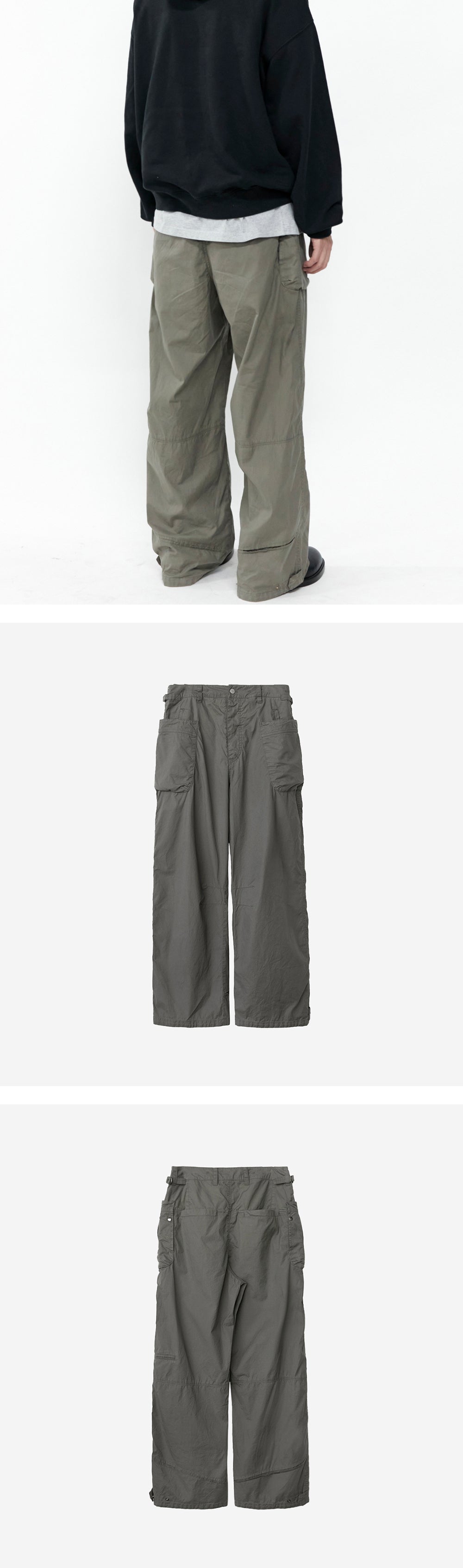 Polyteru - Dell Cargo Pants Used (Olive Gray) product image 5 | TRAB K-Fashion Australia