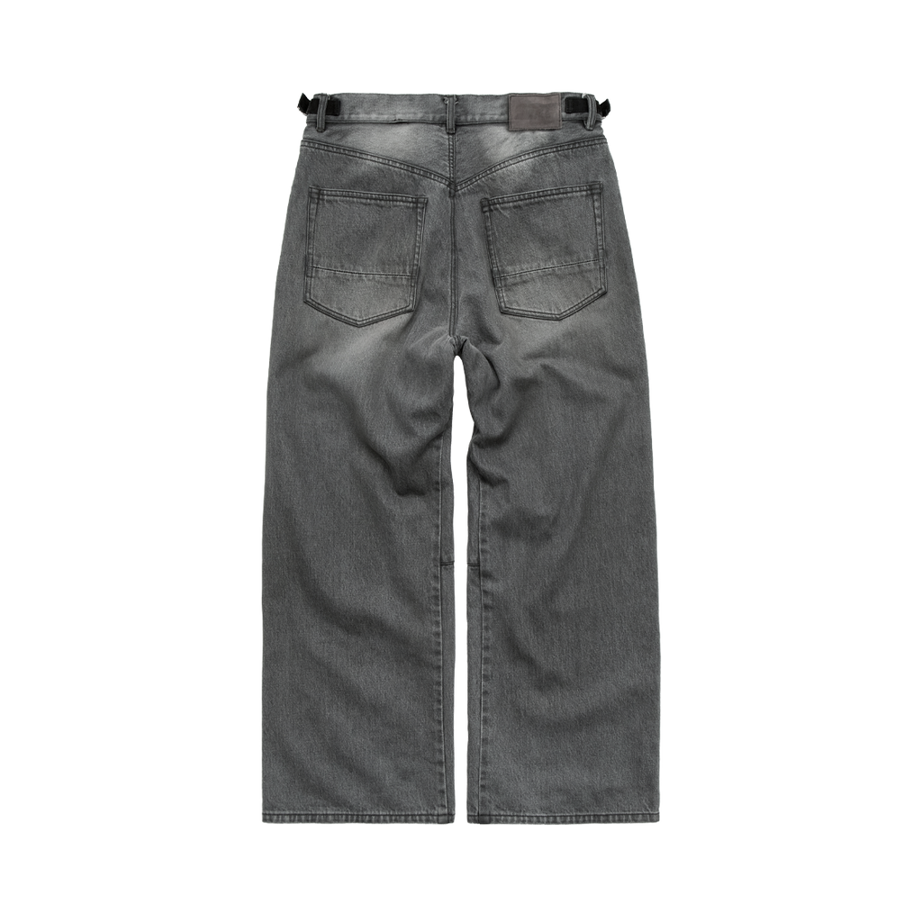 Polyteru - Gosima Denim Pants (Dirty Gray) product image 2 | TRAB K-Fashion Australia
