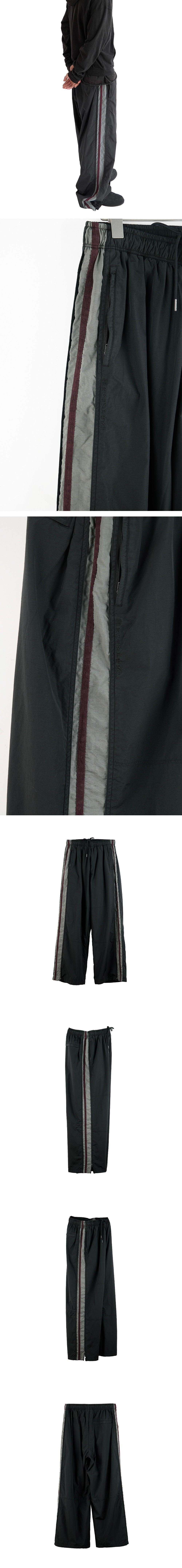 Polyteru - Old School Track Pants (Black/Sage) product image 6 | TRAB K-Fashion Australia