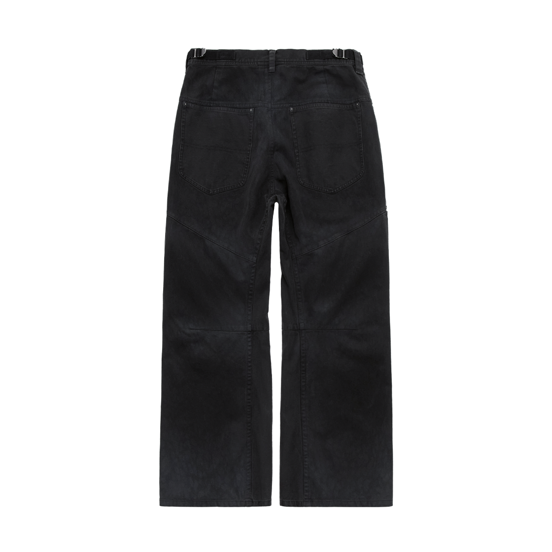 Polyteru - Textured Narrow Pants (Leopard Charcoal) product image 2 | TRAB K-Fashion Australia