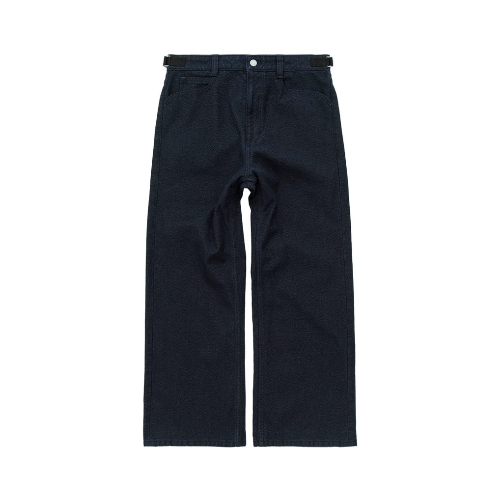 Polyteru - Grained Denim Pants (Blue) product image 1 | TRAB K-Fashion Australia