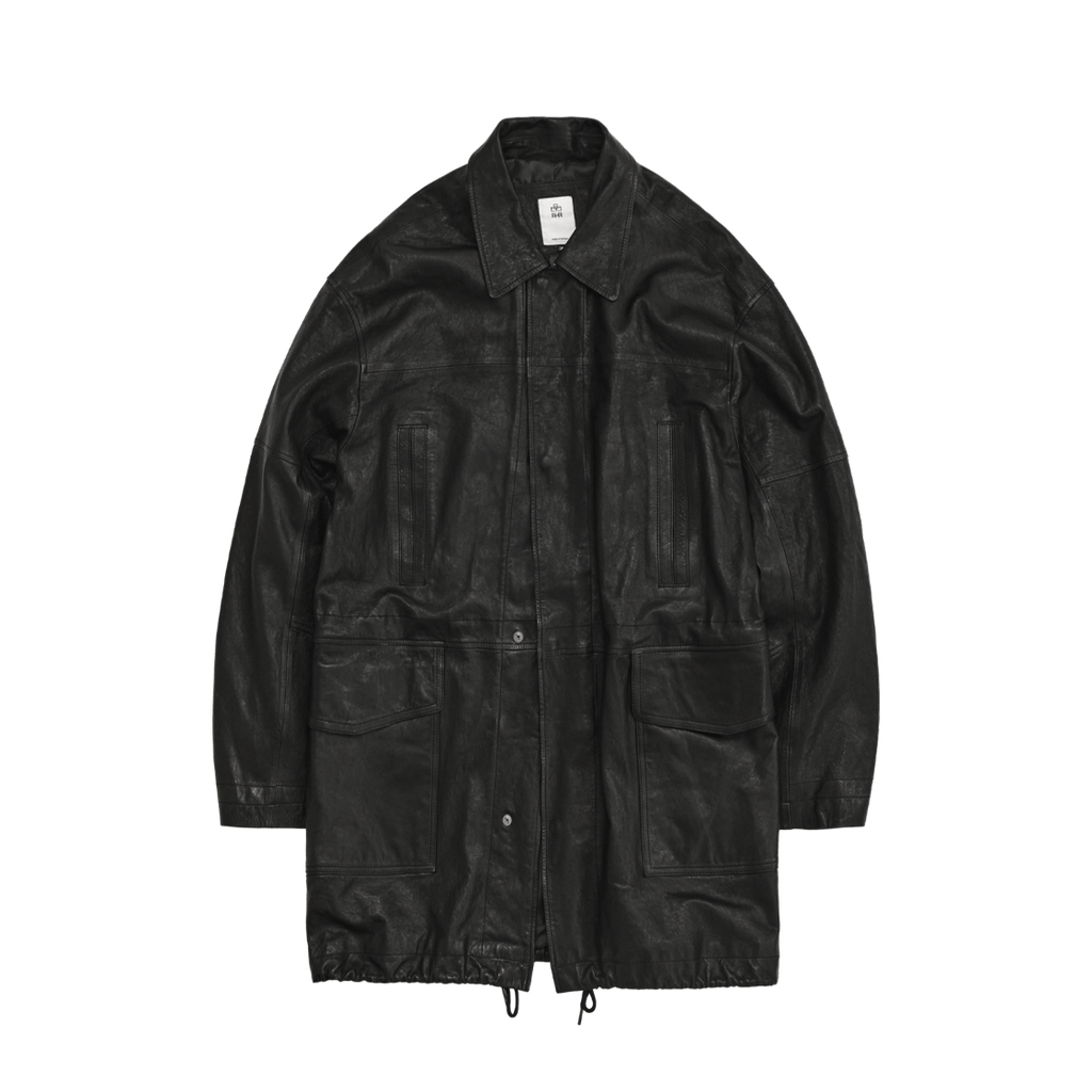 Polyteru - Lambskin Car Coat (Black) product image 1 | TRAB K-Fashion Australia