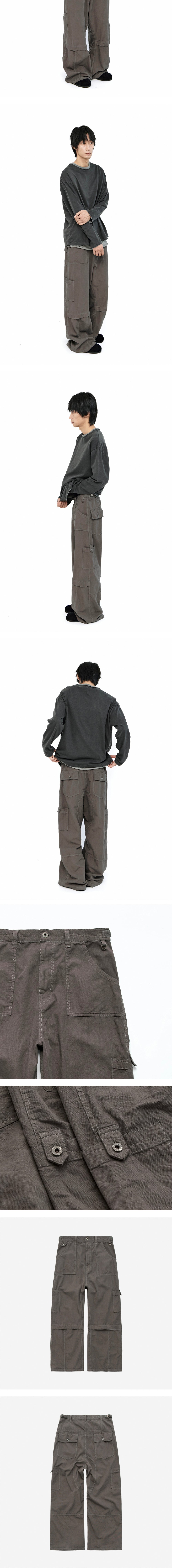 Polyteru - Middle Pants 2.0 (Mocha Brown) product image 4 | TRAB K-Fashion Australia