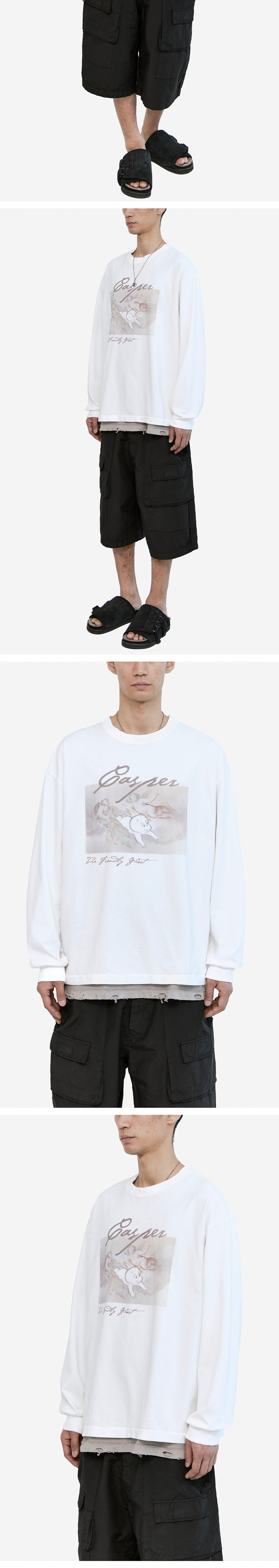 Polyteru - x Casper Long Sleeves 'History' (Used White) product image 3 | TRAB K-Fashion Australia