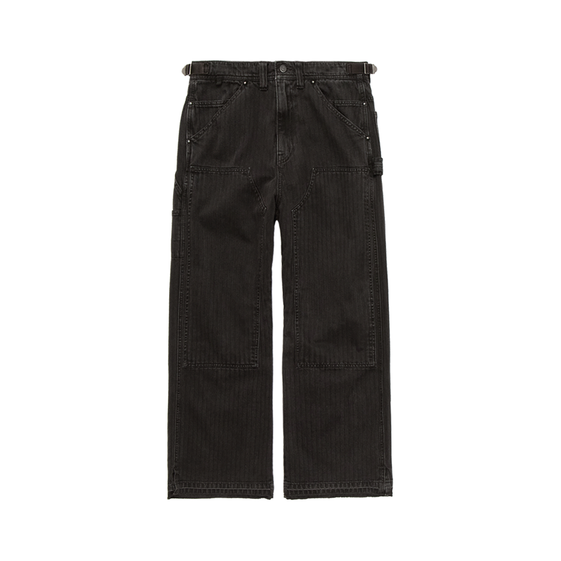 Polyteru - HBT Double Knee Pants Washed (Dark Brown) product image 1 | TRAB K-Fashion Australia
