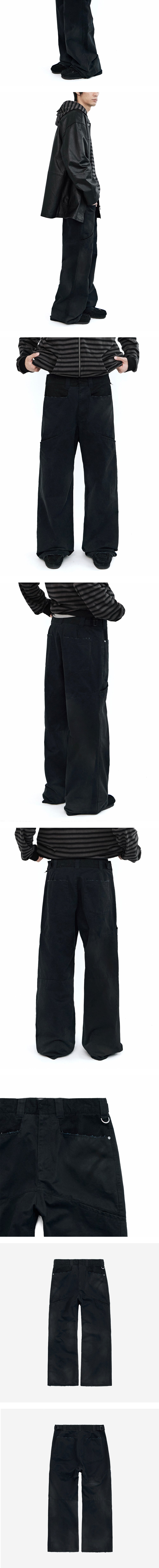 Polyteru - Slash Chino Pants (Ink) product image 4 | TRAB K-Fashion Australia