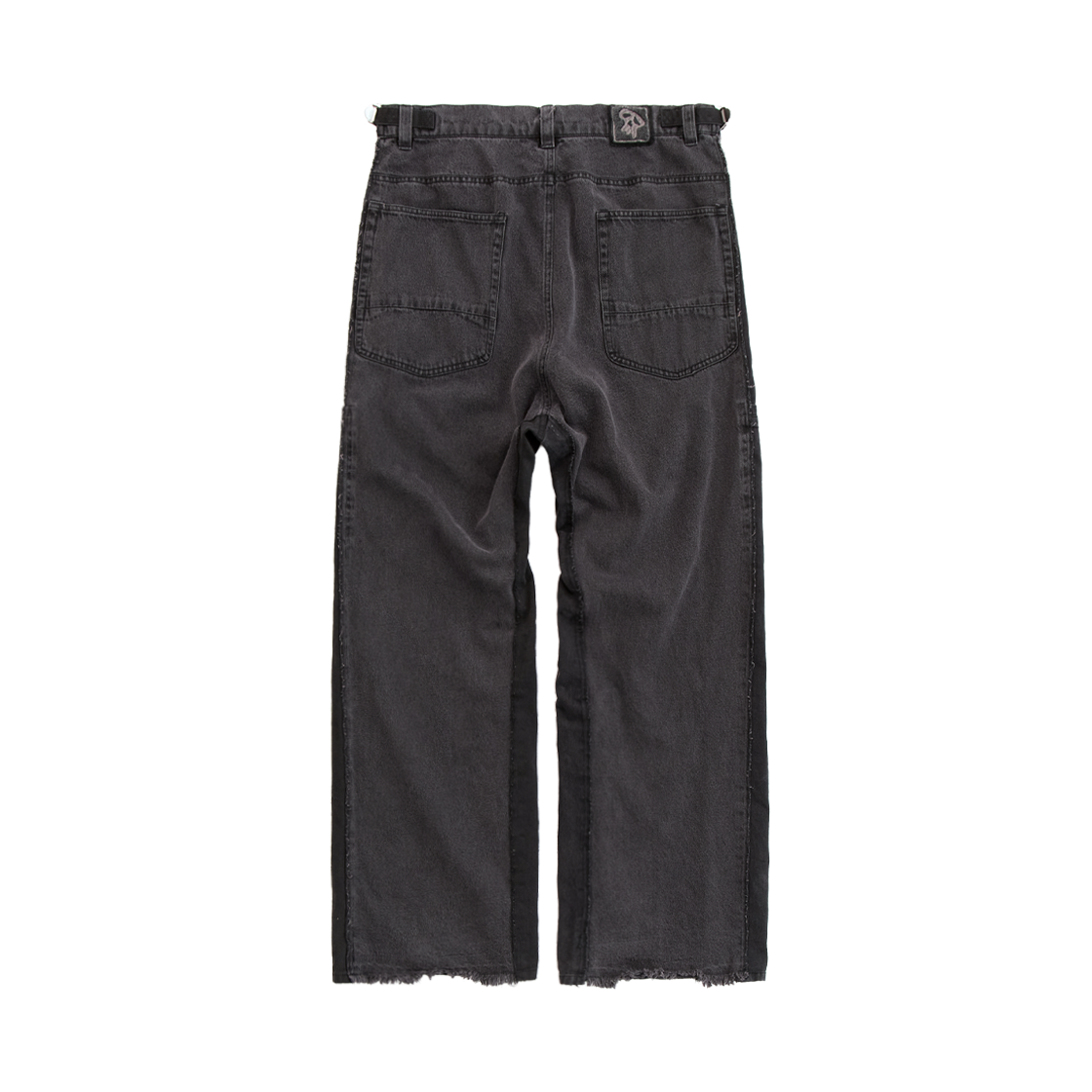 Polyteru - HANK Side Rebuild Denim Pants (Black Purple) product image 2 | TRAB K-Fashion Australia