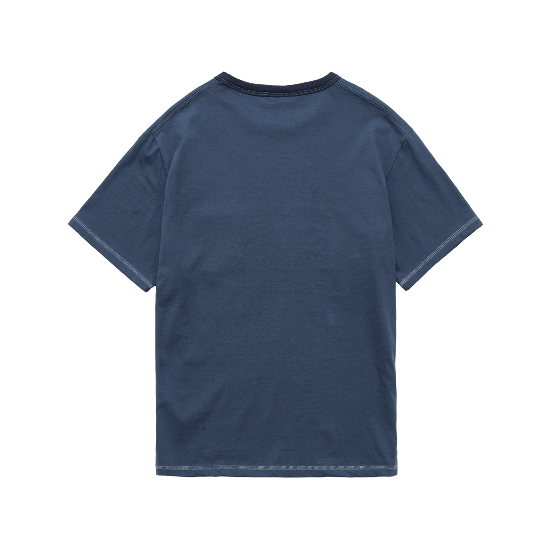 Polyteru - Stitched Pocket Tee (Indigo Blue) product image 2 | TRAB K-Fashion Australia