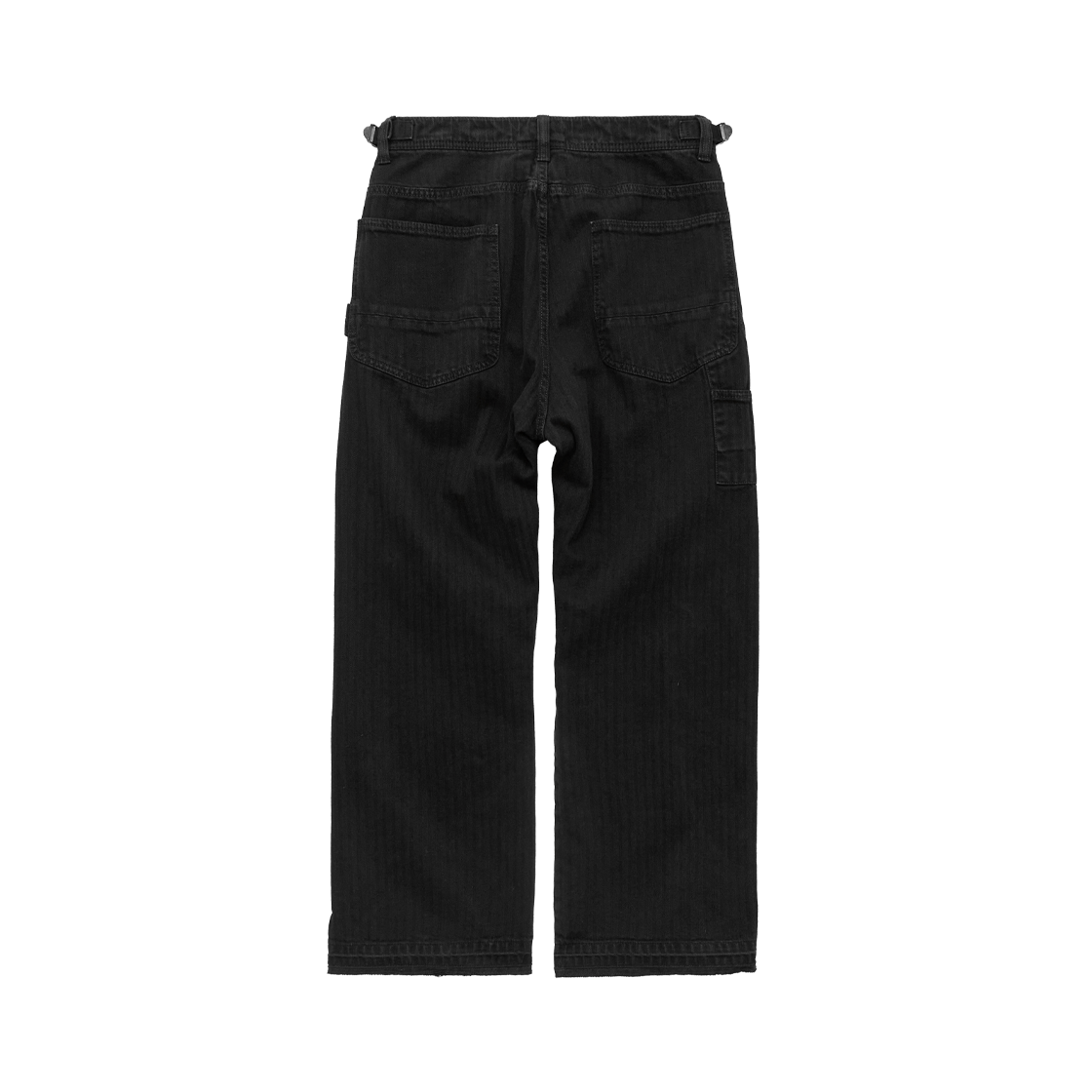 Polyteru - HBT Double Knee Pants (Washed Black) product image 2 | TRAB K-Fashion Australia