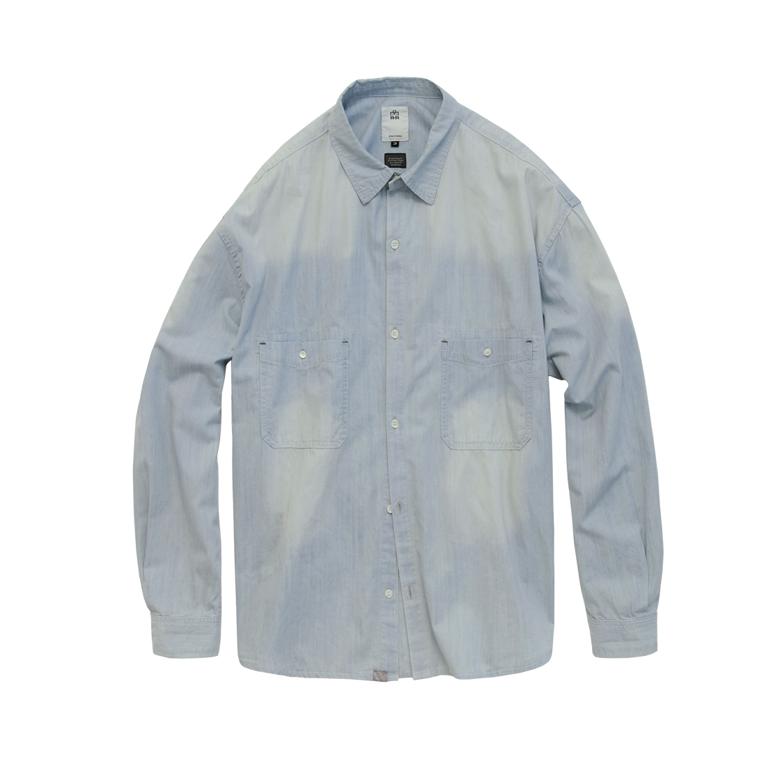 Polyteru - Used Denim Shirt (Light Blue) product image 1 | TRAB K-Fashion Australia